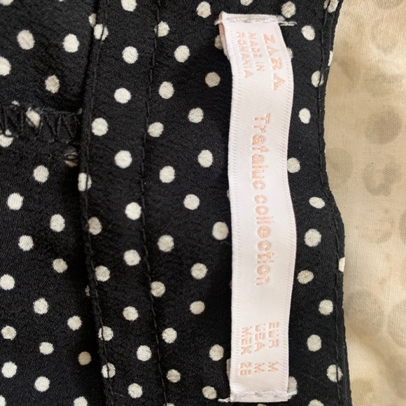 Zara black with white polka dots - Picture 1 of 3